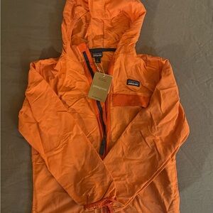 Patagonia Kids Bright Orange Raincoat